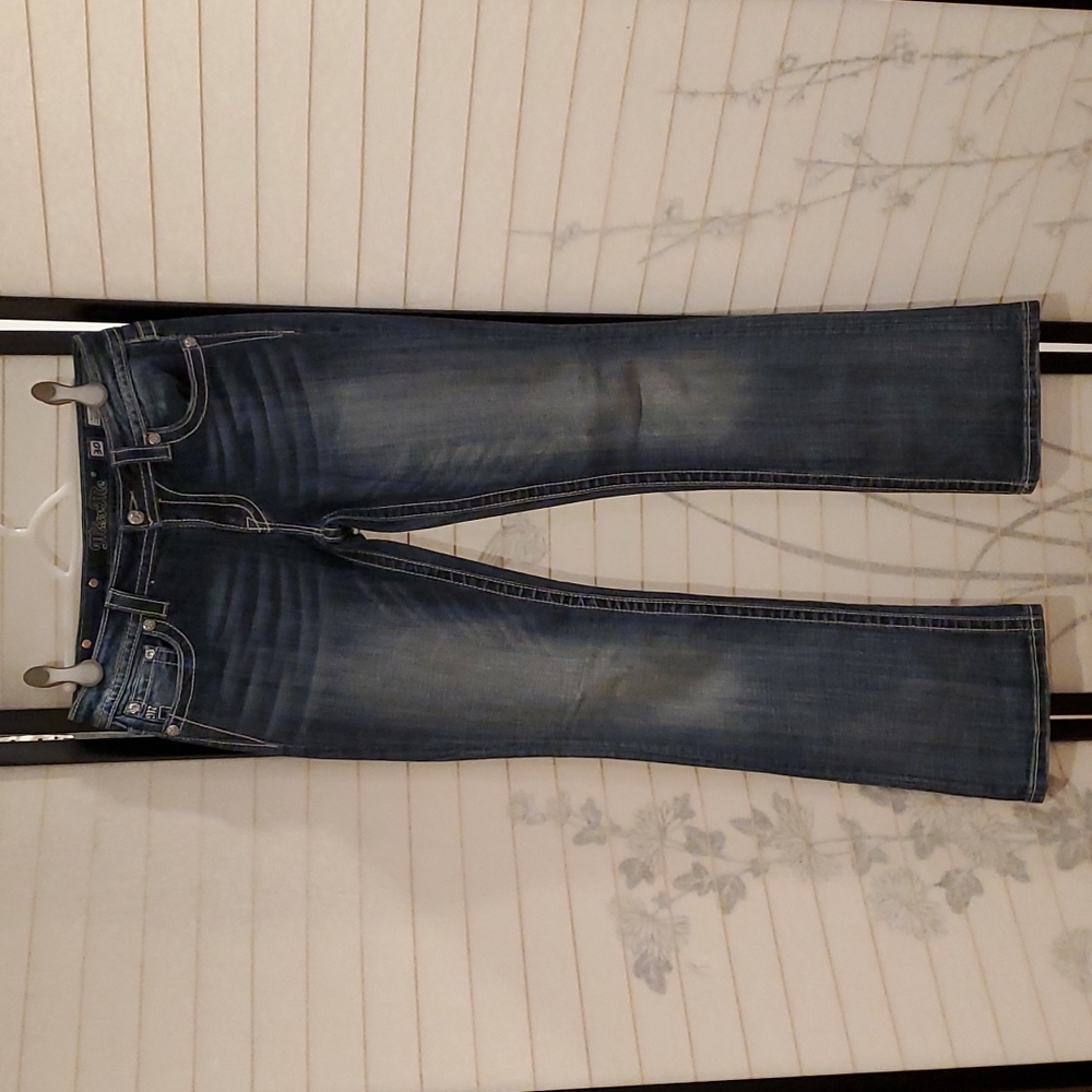 MISS ME Relaxed Boot Cut Jeans
